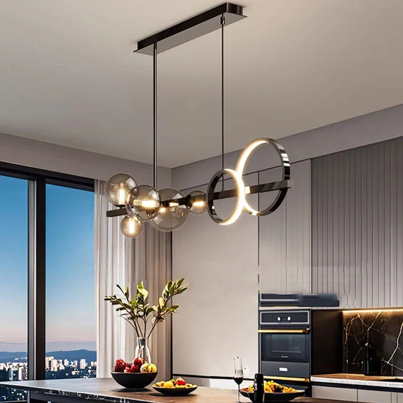 Industrial Metal Glass Pendant Light Vexmont – Product Detail 5