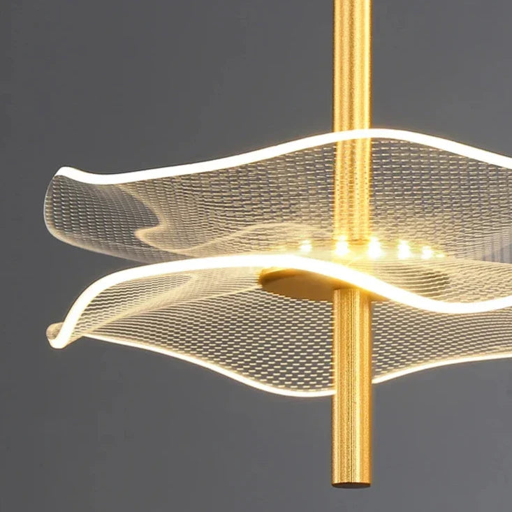 Warm Acrylic Drum Pendant Light Bielora – Product Detail 7