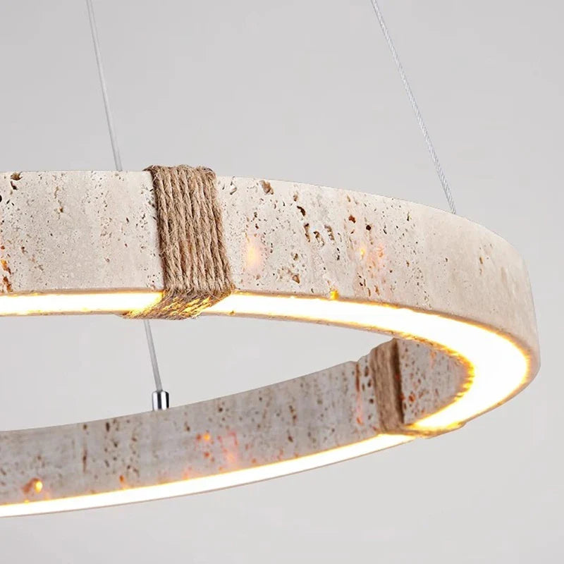 Contemporary Stone Chandelier Kasel