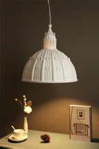 Postmodern Cathedral Dome Pendant Light Basilor – Lifestyle Detail