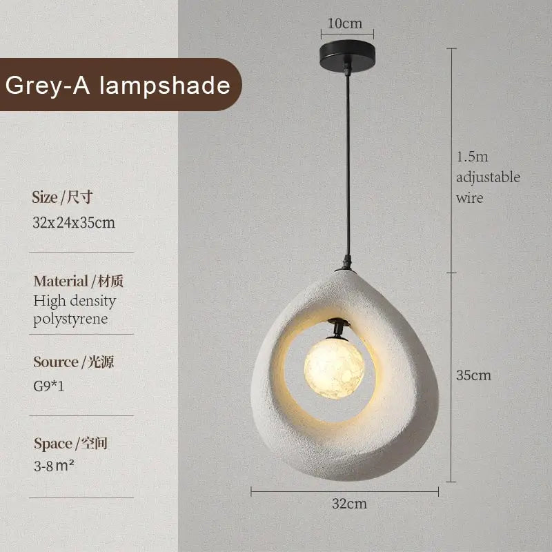 Minimal Polymer Dome Pendant Light Dsaeloria – Product Detail 9