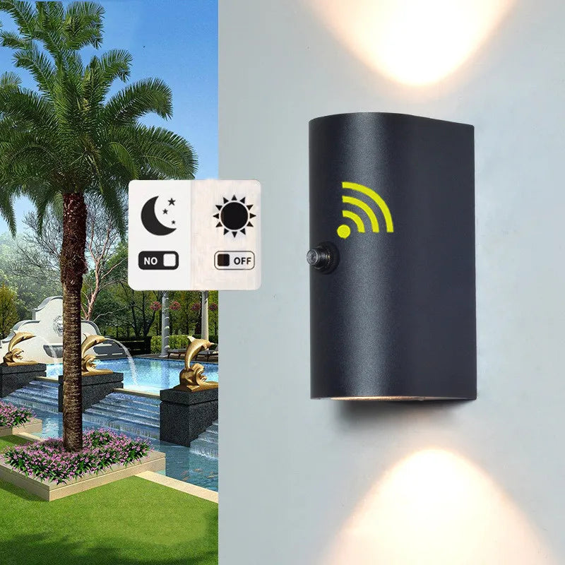 Outdoor Aluminium Wall Sconce Evsel