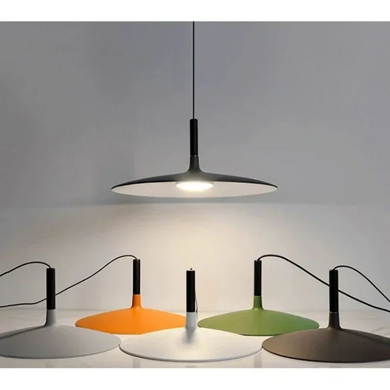 Matte Metal Disc Pendant Light Solanto – Product Detail 18