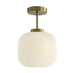 Glass Retro Ceiling Light Halnox