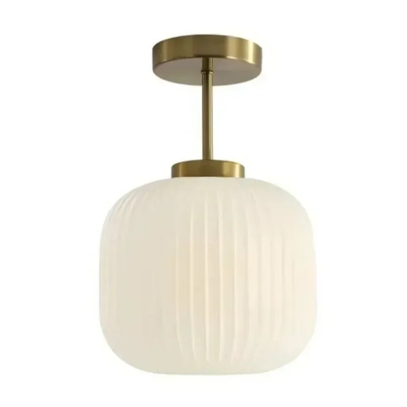 Glass Retro Ceiling Light Halnox