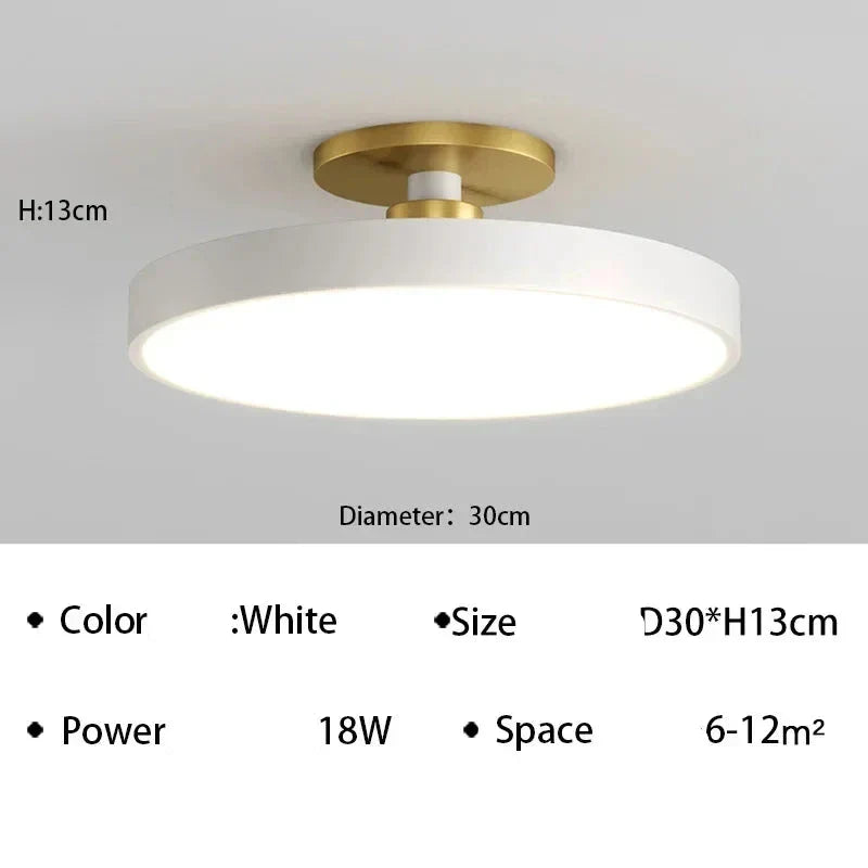Modern Aluminum Ring Ceiling Light Cylondra – Product Detail 5