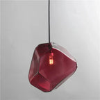 Colorful Natural Stone Pendant Light Terravox – Product Detail 8