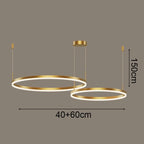 Arevaux Gold 2 Rings – Dimensions