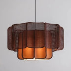 Natural Rattan Dome Pendant Light Axendro – Product Detail 6