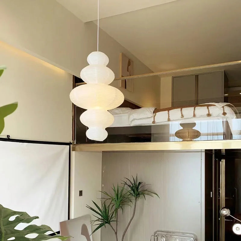 Soft Sculpted Metal Pendant Light Paloria – Lifestyle View 3