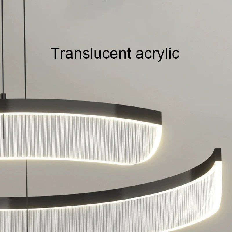 Geometric Acrylic Disc Chandelier Ywaelvix – Product Detail 6