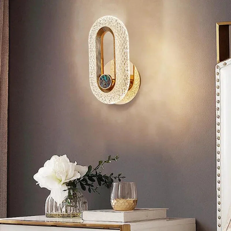 Minimalist Oval LED Wall Sconce Biovara – Product Detail 12