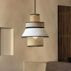 Iorvex rattan pendant light — lifestyle scene 3