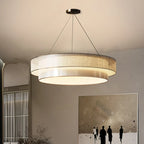 Floating Fabric Dome Pendant Light Ilorvex – Lifestyle View 3