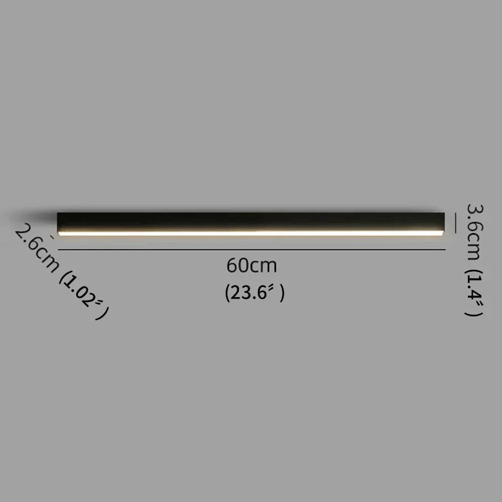 Elegant Linear Aluminum Ceiling Light Prylux – Product Detail 9