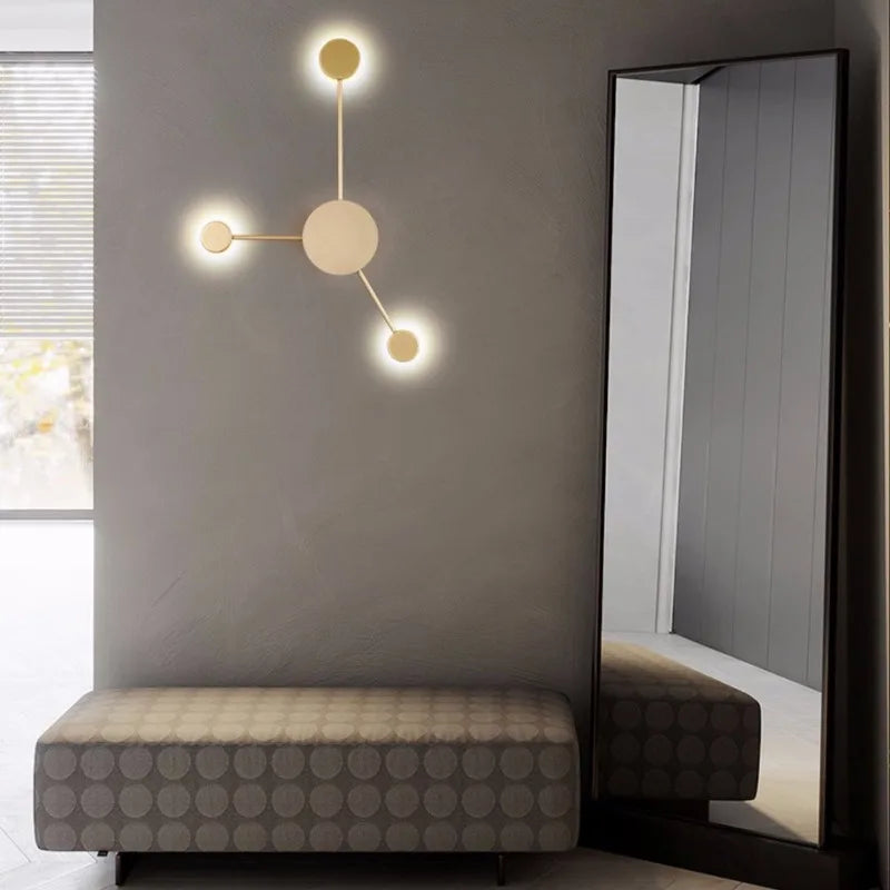 Sculptural Metal Statement Wall Sconce – Heronix