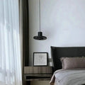 Stone and Metal Cylinder Pendant Light Kovelix