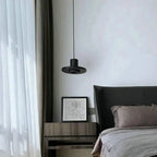 Stone and Metal Cylinder Pendant Light Kovelix