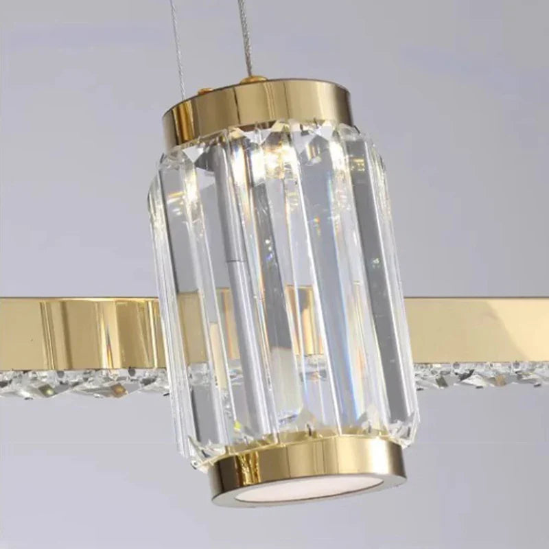 Cascading Crystal Tiered Pendant Light Kovex – Product Detail 6
