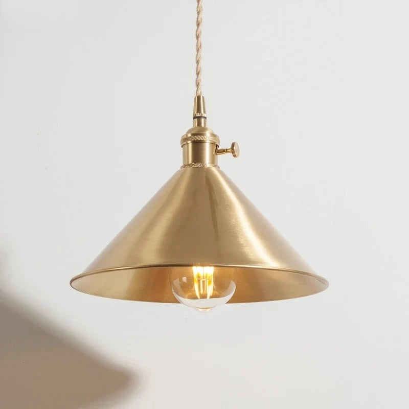 Vintage Copper Dome Pendant Light Lorvaine – Product Detail 9