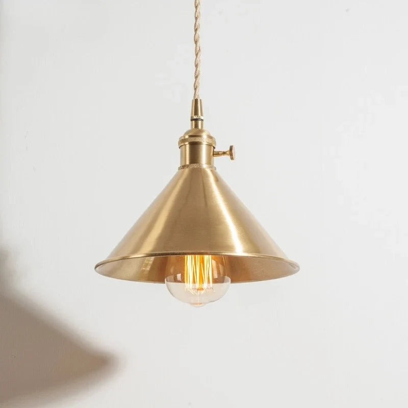 Vintage Copper Dome Pendant Light Lorvaine – Product Detail 10