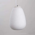 Scandinavian Ribbed Opal Pendant Light Solvik – Product Detail 6