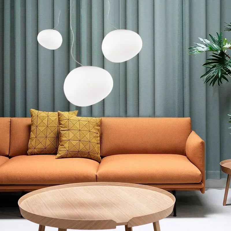 Spherical Modern Glass Pendant Light Relvorix – Lifestyle View 3
