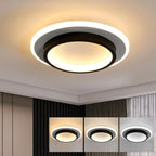 Modern Halo Ring LED Flush Ceiling Light Jilorn – Three Colour Temperature Modes