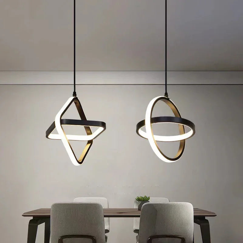 Modern Aluminum Square Pendant Light Telvoria – Product Detail 14