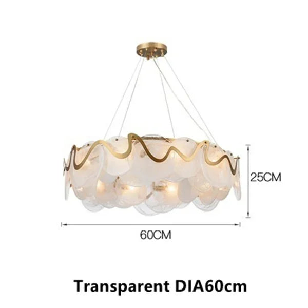 Stone Glass Sphere Chandelier Sraelion – Product Detail 7