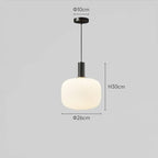 Nordic Opal Glass Cylinder Pendant Meridox – Product Detail 8