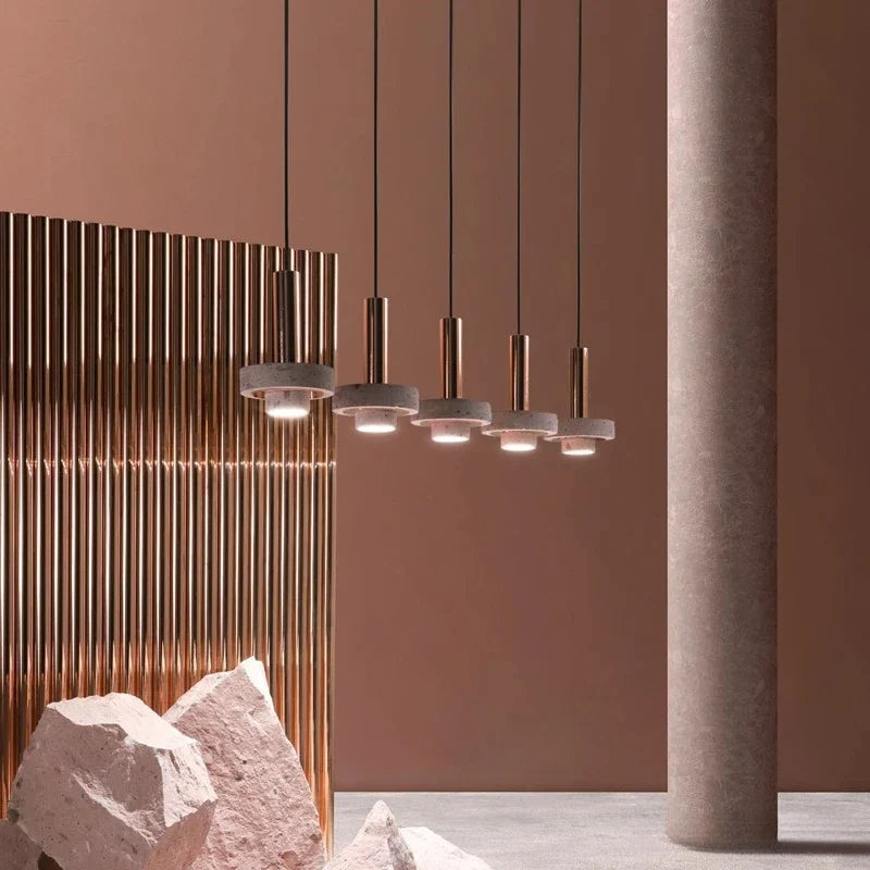 Minimalist Metal Orb Pendant Light Dvaleth – Hero Shot