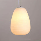 Scandinavian Ribbed Opal Pendant Light Solvik – Product Detail 7