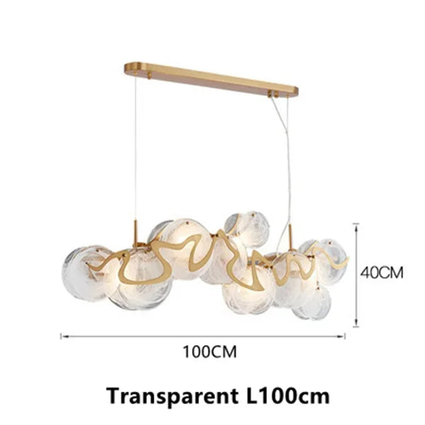 Stone Glass Sphere Chandelier Sraelion – Product Detail 10