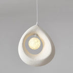Minimal Polymer Dome Pendant Light Dsaeloria – Lifestyle View 3