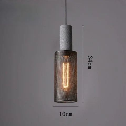 Sculptural Concrete Industrial Pendant Light Gravion – Product Detail 5