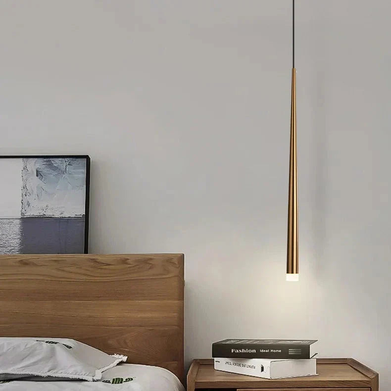 Sleek Aluminium Cylinder Pendant Light Biroval – Hero Shot