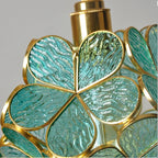 Handblown Floral Glass Pendant Light – Acelindor – Product Detail 6