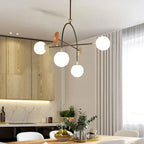 Contemporary Metal Disc Chandelier Kaelixor – Lifestyle View 3