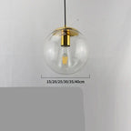 Warm Amber Glass Metal Pendant Light Corvane – Product Detail 17