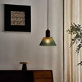 Vintage Fluted Ombré Glass Pendant Light Xuaeloria – Lifestyle Over Credenza