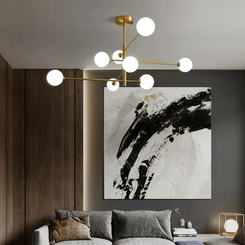 Sculptural Branch Globe Chandelier - Solindra