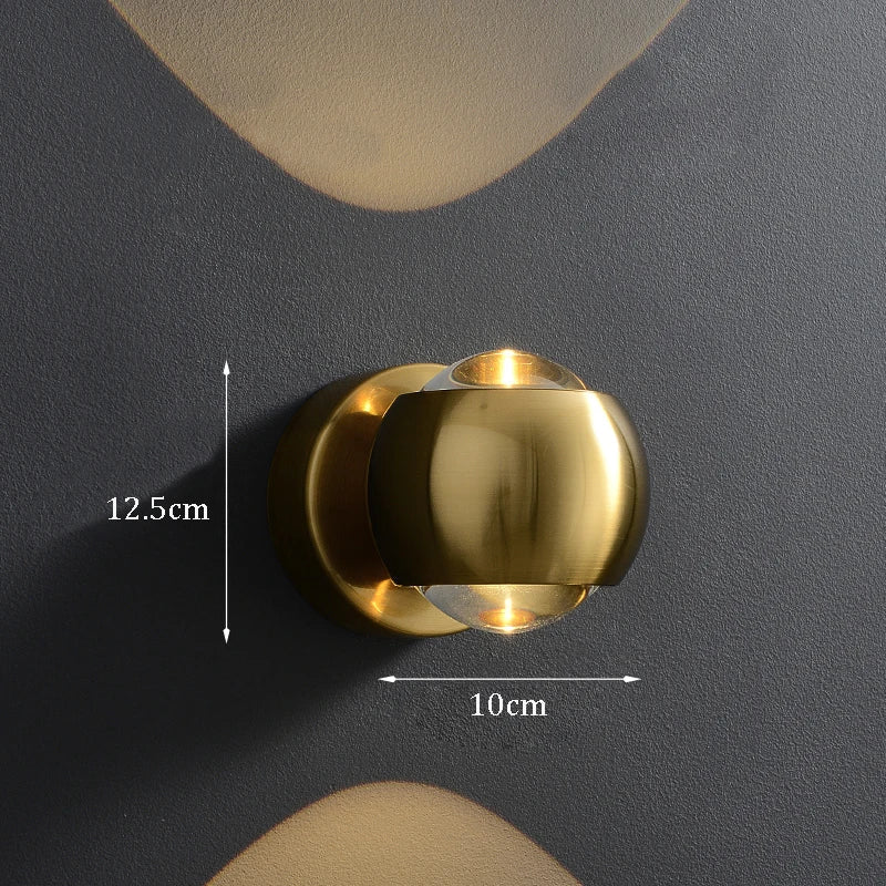 Sleek Lightweight Aluminum Wall Sconce Korinth – Product Detail 8