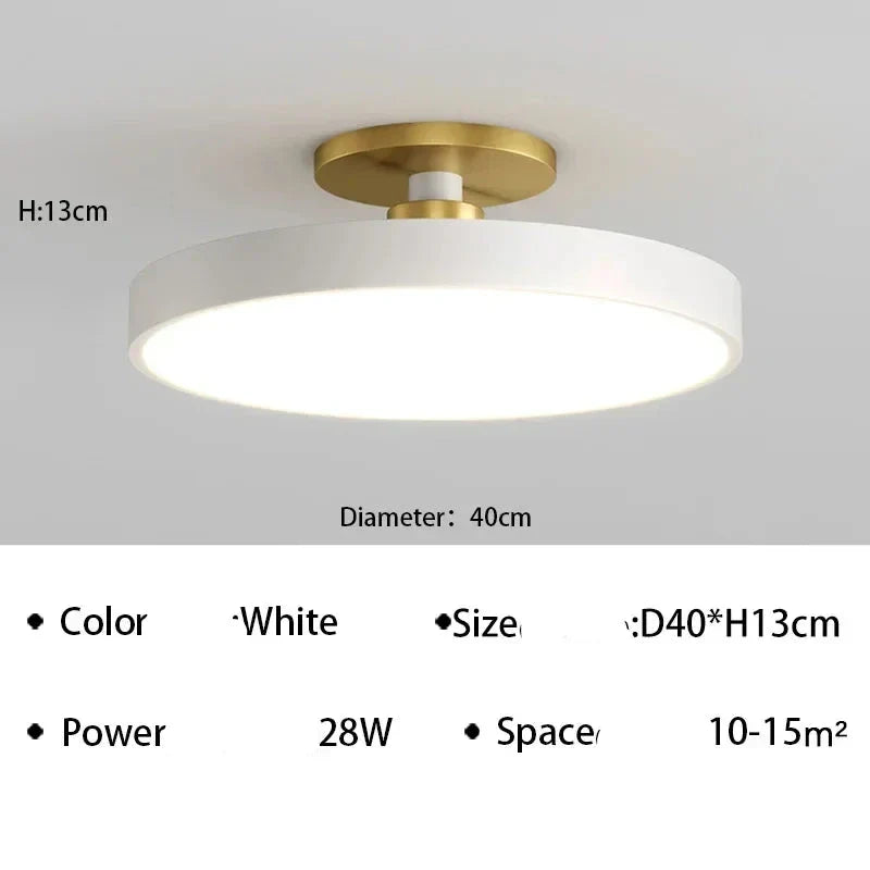 Modern Aluminum Ring Ceiling Light Cylondra – Product Detail 14