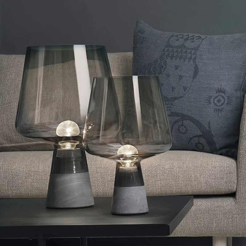 Mouth-Blown Glass Table Lamp Dervix – Product Detail 10