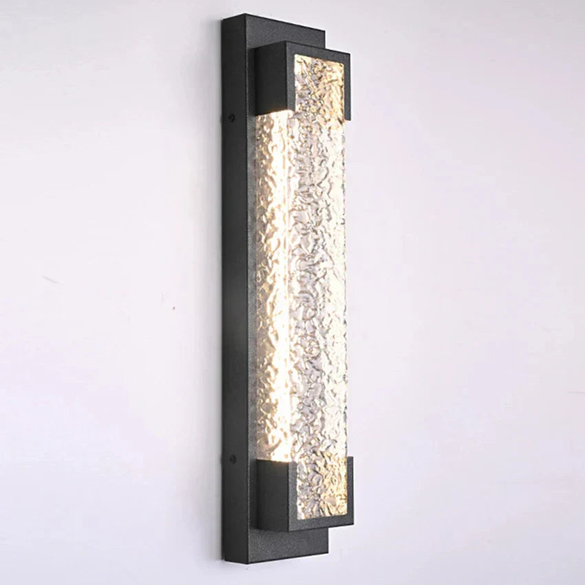 Ecrivox Steel Linear Outdoor Wall Sconce