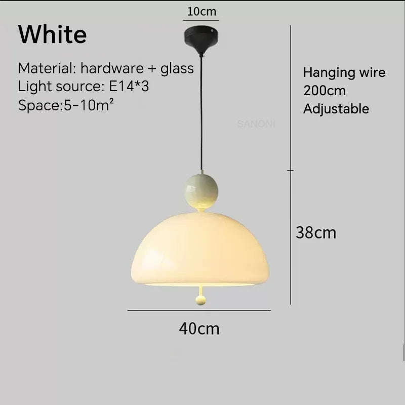 Mouth-Blown Glass Globe Pendant Germon – Product Detail 7