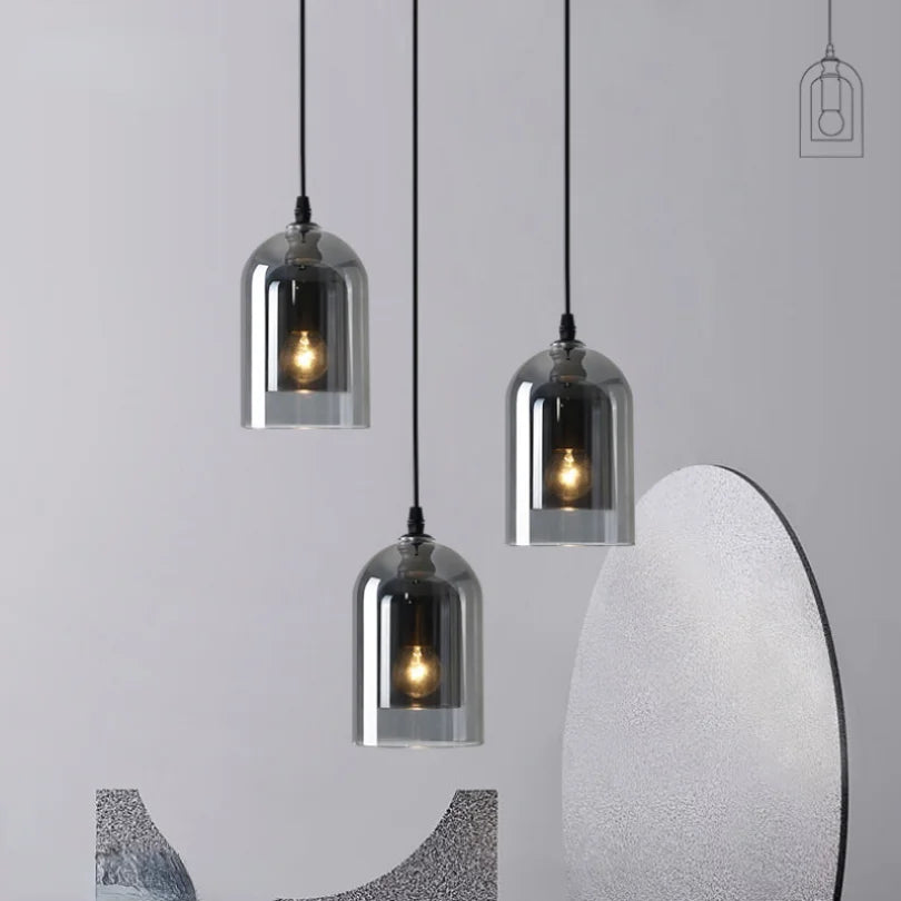 Nordic Minimalist Dome Pendant Light Wandria – Lifestyle View 2