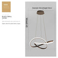 Sculptural Aluminum Ribbon Pendant Light – Infinova – Product Detail 7