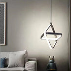 Modern Aluminum Square Pendant Light Telvoria – Hero Shot